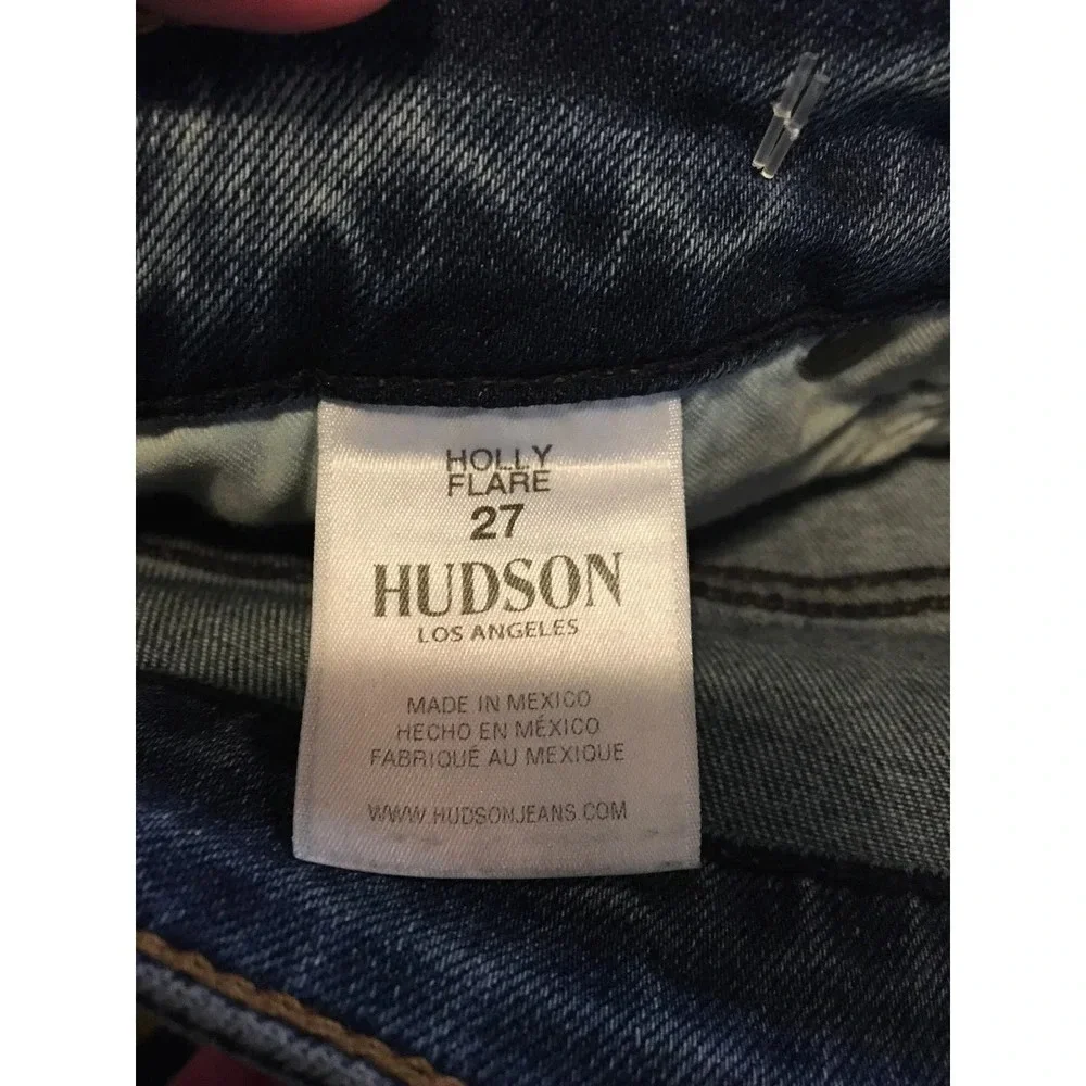 Hudson Women's Size 27 Holly Flared Denim Blue Jeans - Picture 6 of 7